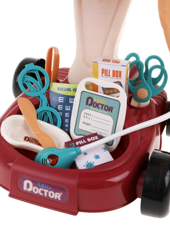 Игровой набор "Доктор", 24 предм, эл. пит. AG10х2, AG13х4, вх. в компл., ААх2 не вх. в компл., коробка