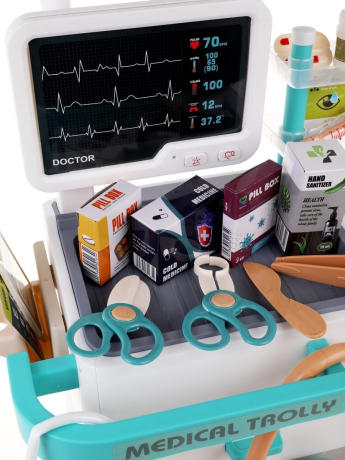 Игровой набор "Доктор", 26 предм, эл. пит. AG10х4, AG13х4, вх. в компл., АААх2 не вх. в компл., коробка