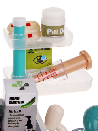 Игровой набор "Доктор", 26 предм, эл. пит. AG10х4, AG13х4, вх. в компл., АААх2 не вх. в компл., коробка