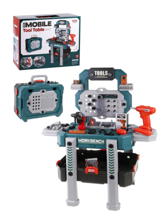 Игровой набор "Инструменты", 78 предм., эл. пит. ААх2, не вх. в компл., коробка