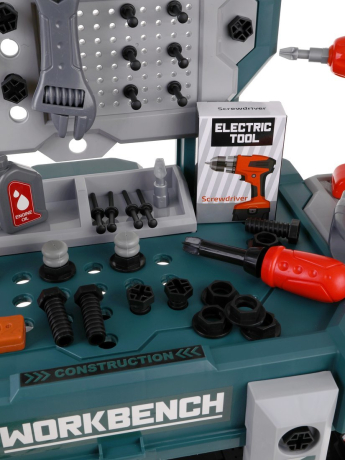 Игровой набор "Инструменты", 78 предм., эл. пит. ААх2, не вх. в компл., коробка