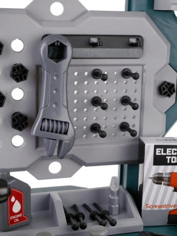 Игровой набор "Инструменты", 78 предм., эл. пит. ААх2, не вх. в компл., коробка