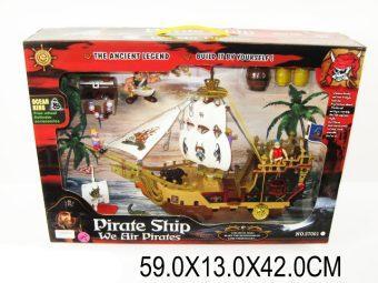 Набор корабль с пиратами
