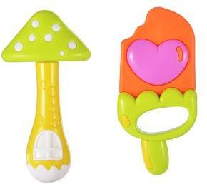 Набор погремушек "Эскимо и грибок", 2 шт