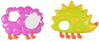 Набор погремушек "Овечка и еж", 2 шт