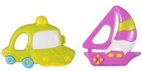 Набор погремушек "Кораблик и машинка", 2 шт