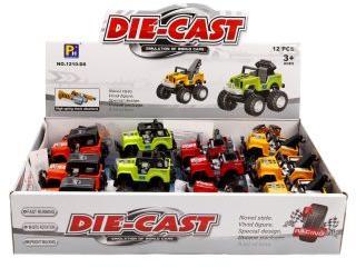 Машина мет. Джип, диспл.