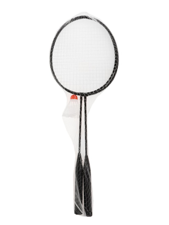 Бадминтон X-Match метал.; ракетки 2 шт. 63х20 см., волан 1 шт., сетка, чёрный