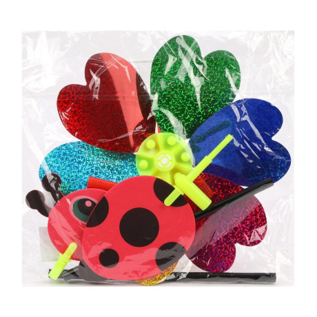 Вертушка на цветочке 38 см, голограмма