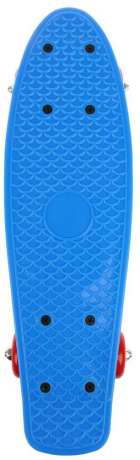 Скейтборд пластик 41 см, колеса PVC, крепления пластик, в ассорт.