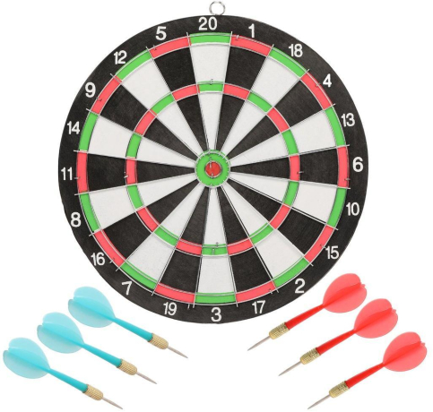 Дартс X-match 15 дюймов (36 см.), дротики 6 шт., блистер