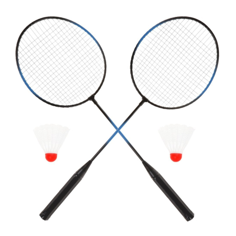 Бадминтон X-Match металлический с воланчиками (2 шт.), в чехле, цвета в ассортименте