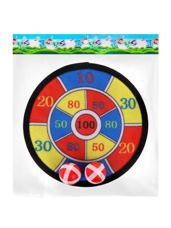 Игра комнатная  Дартс 20 см., 2 шарика, пакет с хедером