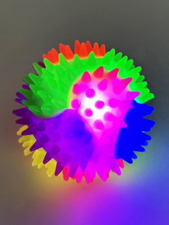 Мяч, в комплекте встроенные батарейки AG13/LR44*3шт.