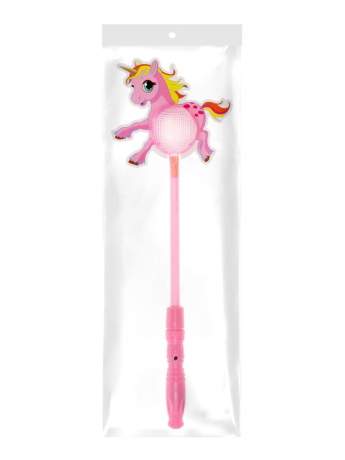 Волшебная палочка "Сказочные зверята" со светом, 36 см, свет, в компл. бат. AG13х3 шт., пакет, в ассорт.