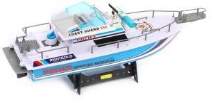 Катер эл. "Полиция" 40 см, эл. пит. AA*6 шт. не в компл., коробка с окном