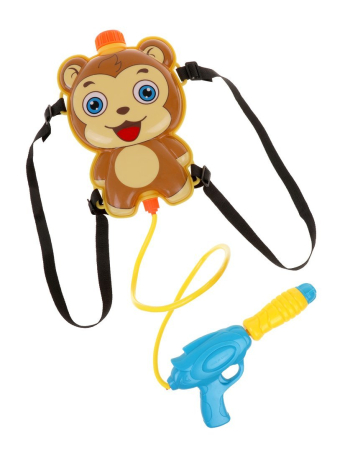 Набор бластер водяной-рюкзак Мишка