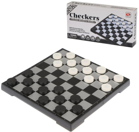 Шашки, игр.поле 20*20 см