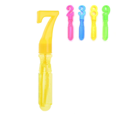 Мыльные пузыри "Цифры" 17 см., 26 мл., ассорт.