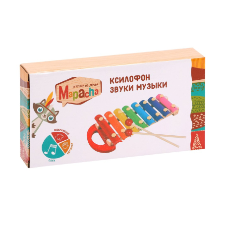 ДЕФЕКТ УПАКОВКИ Ксилофон "Звуки музыки"