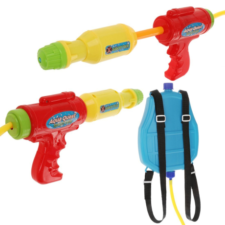 Набор бластер водяной-рюкзак Динозаврики, в ассорт.