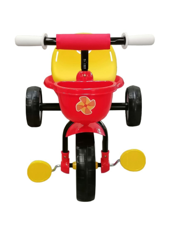 Велосипед детский трёхколёсный складной Moby Kids Primo Львенок