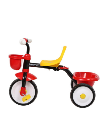 Велосипед детский трёхколёсный складной Moby Kids Primo Львенок