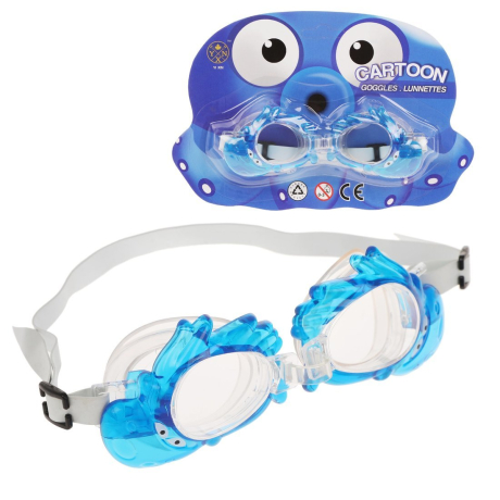 Очки для плавания детские "Осминогжка" 13х4, 5 см., блистер