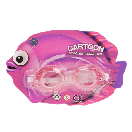 Очки для плавания детские "Рыбка"13х4, 5 см., блистер