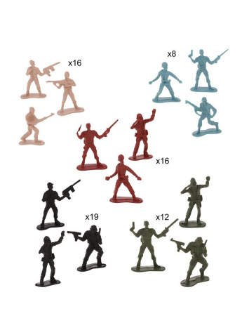 Набор Военный, 70 предметов, пакет