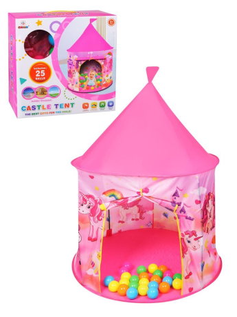 Палатка игровая, шарики 25 шт, коробка