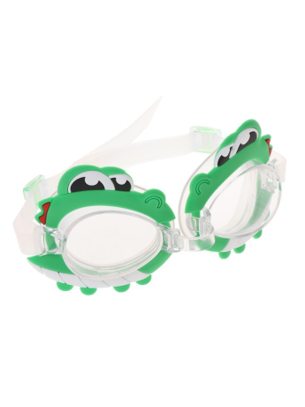 Очки для плавания детские "Крокодильчики" 14х6 см., блистер