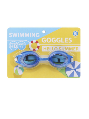 Очки для плавания детские силикон 15, 5х4, 5 см., в ассорт., блистер