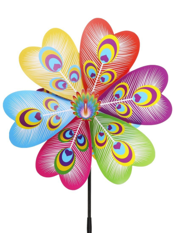 Вертушка Цветик 36 см. держатель 54 см., в ассорт.