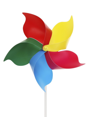 Вертушка Цветик 27 см. держатель 40 см., в ассорт.
