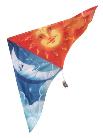 Воздушный Змей (кайт) X-Match "День и Ночь", 130х65 см.