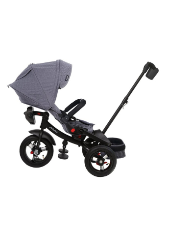 Велосипед 3 кол. Leader 360° 12x10 AIR Car, цвет графит