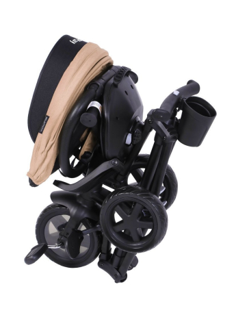 Складной велосипед-трансформер детский 6 в 1 ТМ QPLAY Nova Niello 360°, EVA, бежевый