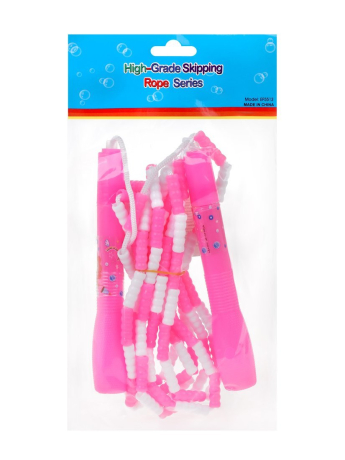 Скакалка детская "бусики" 2.6 м., 76 г., в ассорт.