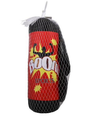 Набор для бокса Чемпион: груша 39х13, 5 см., перчатки 19х16 см., сетка в ассорт.