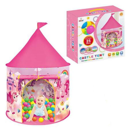 ДЕФЕКТ УПАКОВКИ Палатка игровая, шарики 25 шт, коробка