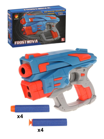 Бластер, в комплекте: м/пули 8шт.