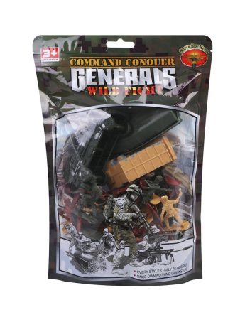 Набор Военный, 58 предметов, пакет