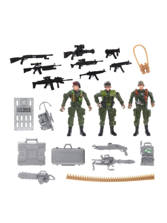 Набор Военный, 21 предмет, коробка
