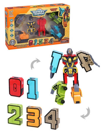 Роботы-трансформеры, в комплекте предметов 7шт.