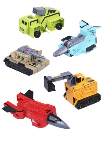 Роботы-трансформеры, в комплекте предметов 7шт.