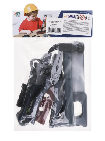 Набор инструментов, 12 предм., пакет