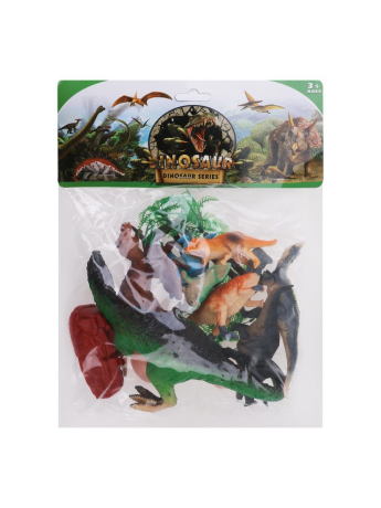 Игр. набор Парк динозавров, 15 предм., пакет