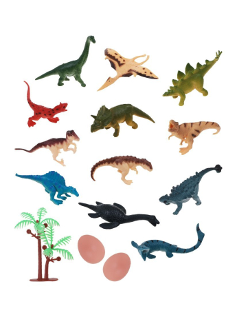 Игр. набор Парк динозавров, 12 предм., пакет