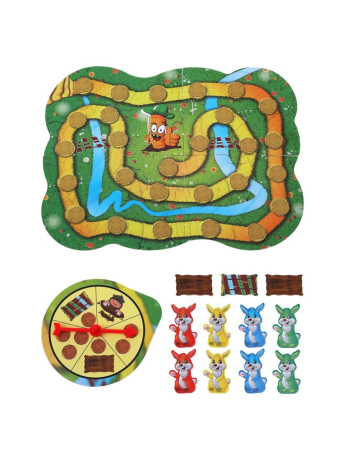 Настольная игра ходилка "Веселый кролик"